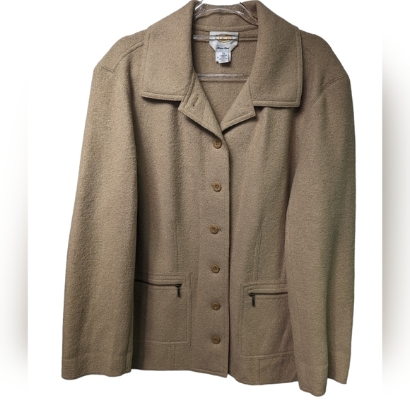 Talbots Vintage Alpaca Blend Jacket Sz XL - Picture 1 of 13